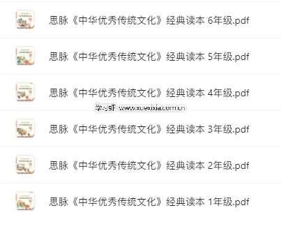 《中國優(yōu)秀傳統(tǒng)文化》經典誦讀【含小學初中高中共1.17GB 】網盤下載