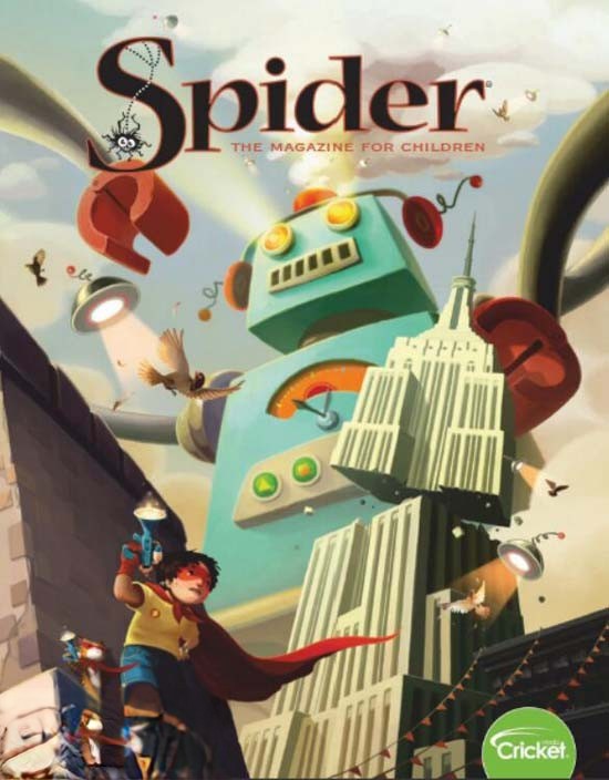 美國兒童文學(xué)故事雜志《Spider 紅蜘蛛》2016-2021高清彩頁 百度網(wǎng)盤