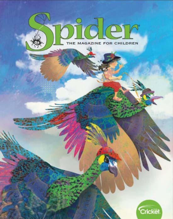 美國兒童文學(xué)故事雜志《Spider 紅蜘蛛》2016-2021高清彩頁 百度網(wǎng)盤